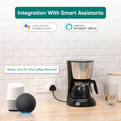 Wireless WiFi Smart Plug Compatible With Alexa And Google Home