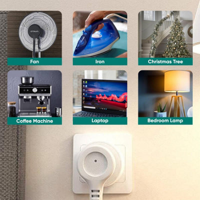 Wireless WiFi Smart Plug Compatible With Alexa And Google Home - 6