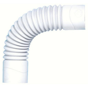 Wirquin 1 1/2" (6/4") Female-Female Solvent Weld Flexible Elbow 223mm Long Connection