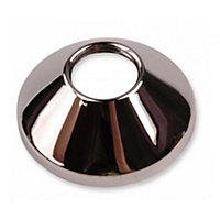 Wirquin 1/2 Inch Taper Chrome Plated Valve / Tap Cover Collar Rose Metal Collars Cone