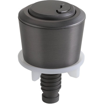 Wirquin Kayla Dual Flush Push Button Gun Metal ABS, 50mm (50120761)