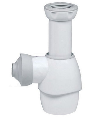 Wirquin Universal All In One 32-43mm Push Fit Basin Sink Outlet Bottle Waste Trap