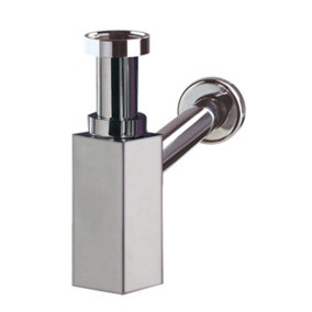 Wirquin Wirquin Chrome-Plated Brass Waste Bottle Trap Drain Plumbing Bathroom Siphon