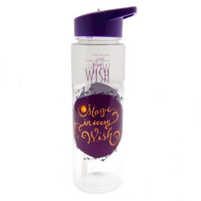 Wish Magic In Every Wish Plastic Water Bottle Clear/Purple (One Size)