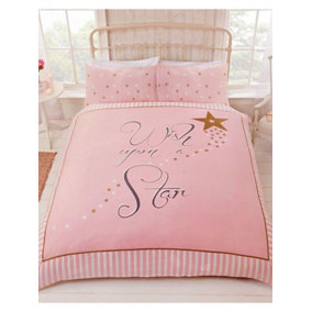 Wish Upon a Star Single Duvet Cover and Pillowcase Set