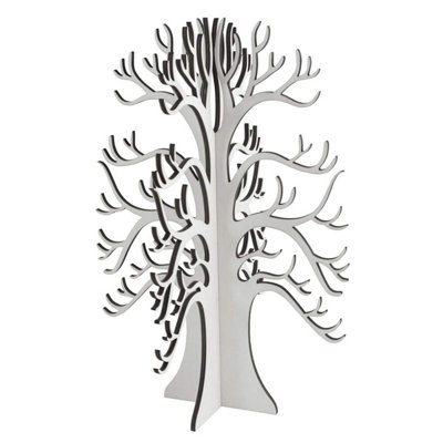 WISHING TREE 35CM - Wishing Tree: Plywood: 35cm x 3mm: White - Occasions
