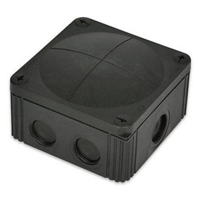 Wiska 10061779 COMBI 607/5/S 110mm x 110mm x 66mm PVC Adaptable Box Black IP66