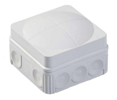 WISKA ADAPTABLE JUNCTION BOX ENCLOSURE GREY 108 76MM X 76MM X 51MM (10060522)