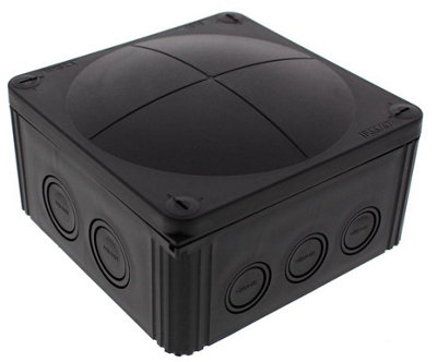 WISKA - Combi 1010 Black Junction Box Enclosure
