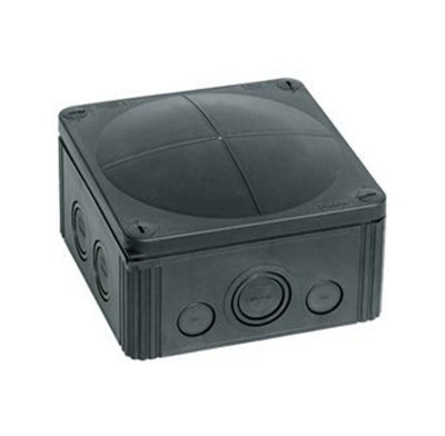 Wiska COMBI 1010 PVC Adaptable Box Black IP66