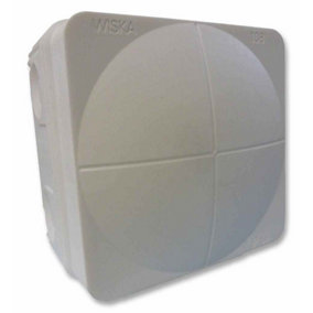 WISKA - Combi 108/5 Polypropylene IP66 Junction Box Grey 76 x 76 x 51mm
