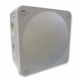WISKA - Combi 607/5/W Polypropylene IP66/67 Junction Box White 110 x 110 x 66mm