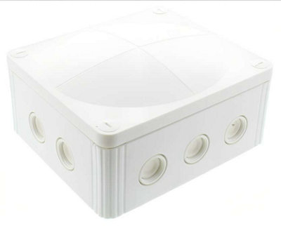 WISKA WHITE COMBI 1210 JUNCTION / ENCLOSURE BOX IP66 160mm x 140mm x 81mm