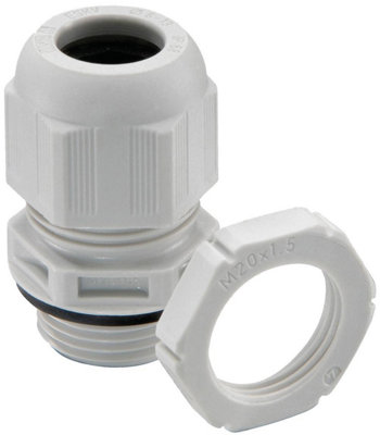 10x 20mm White Waterproof IP68 Compression TRS Cable Stuffing - Foto 7