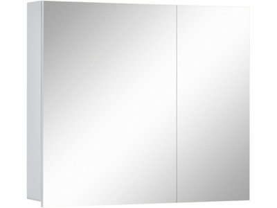 Wisla Hanging Cabinet with Mirror White