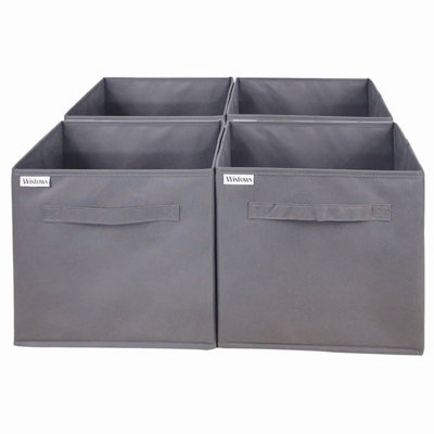 Wistows Pack of 4 Clothing Storage Boxes