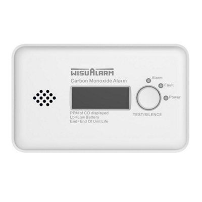 WisuAlarm HY-GC20D-R8 Wireless Interconnected Battery Powered CO Alarm