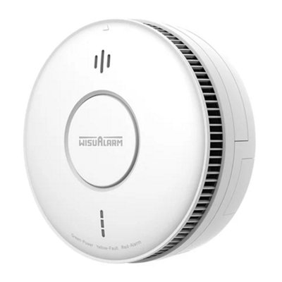 WisuAlarm HY-SA5MB Mains Powered Smoke Alarm 1 Year Backup Battery