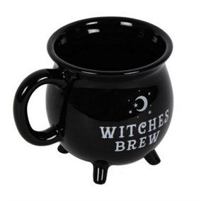 Witches Brew Cauldron Mug Black (One Size)