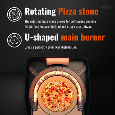 Witt Outdoor Pizza Oven Rotante Orange