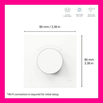 WiZ Smart Dial Switch White Wireless