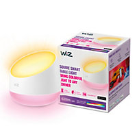 WiZ Squire Colour Portable - UK Plug, Smart Connected WiFi Table Top Light with App Control