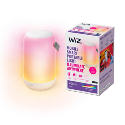 WiZ True Colour Smart Lighting Portable Table Lamp WiFi with App Control.