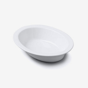 WM Bartleet & Son Porcelain Oval Pie Dish, 24cm