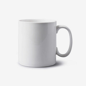 WM Bartleet & Sons Extra Large 1.3 Pint Mug, White