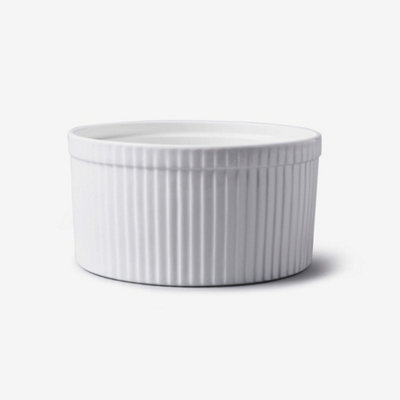 WM Bartleet & Sons Large Porcelain Souffle Dish, 18cm DIY at B&Q