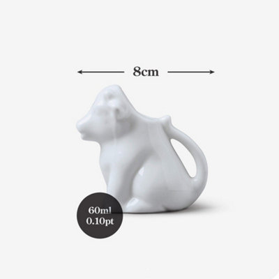 WM Bartleet & Sons Porcelain Cow Milk Creamer Jug, 50ml