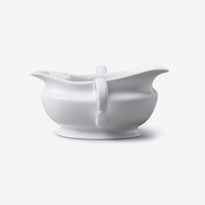 WM Bartleet & Sons Porcelain Gravy Boat Fat Separator, 300ml