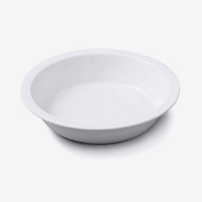WM Bartleet & Sons Porcelain Large Round Straight Edge Pie Dish, 27cm