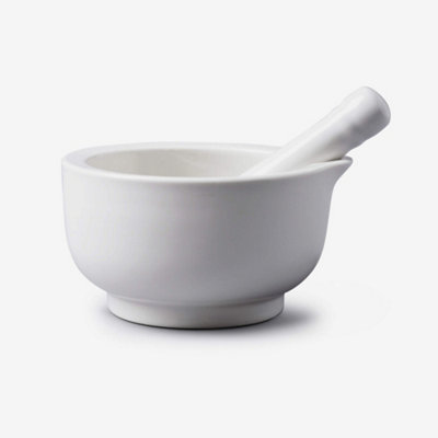 WM Bartleet & Sons Porcelain Mortar & Pestle, 14cm