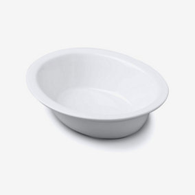 WM Bartleet & Sons Porcelain Oval Pie Dish, 28cm
