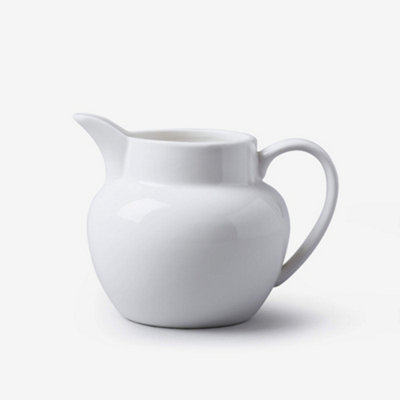 WM Bartleet & Sons Porcelain Round Bellied Milk Jug, 360ml