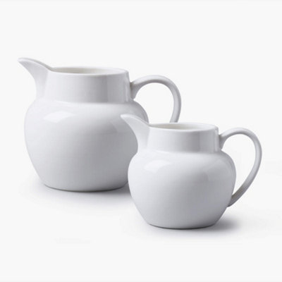 WM Bartleet & Sons 1750 T426 Bellied brocca, bianco, 1000ml
