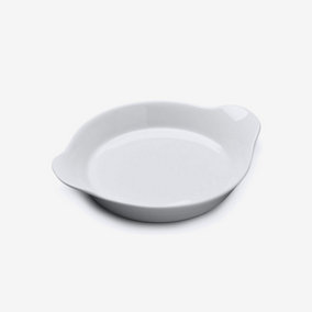 WM bartleet & Sons Porcelain Round Gratin Dish, 15cm