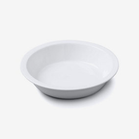 WM Bartleet & Sons Porcelain Round Straight Edge Round Pie Dish