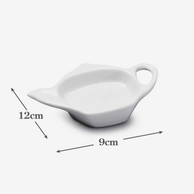 WM Bartleet & Sons Porcelain Teapot Shaped Tea Bag Tidy