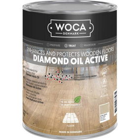 WOCA Diamond Oil Active - 1 Litre Extra White