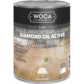 WOCA Diamond Oil Active - 1 Litre White
