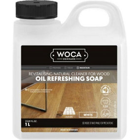 WOCA Oil Refreshing Soap - 1 Litre White