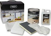 Woca WorkTop Kit - Worktop Kit Natural for wooden worktops