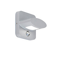 Wofi Altana Grey LED Outdoor Wall Lamp A High Quality IP44 Rated Wall Lamp Consuming Only 7.5W  With Motion Sensor