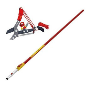 Wolf Garten Adjustable Anvil Tree Loppers RCVM Garden & ZMV4 Telescopic Handle