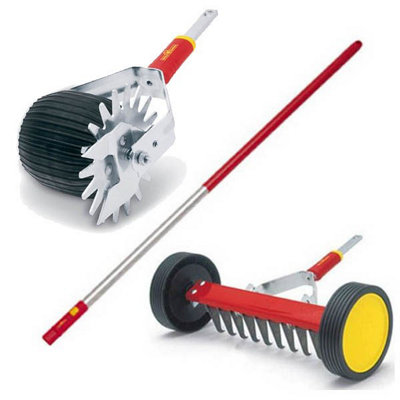 Wolf Garten Handle 142cm ZMI15 Garden Multi Change RBM Trimmer URM3 Roller Rake