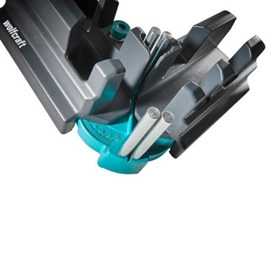 Wolfcraft Bevel and Mitre Box 2-in-1 Cutting Guide 70mm for Precise ...