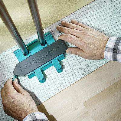 wolfcraft Contour Gauge-For tracing and transferring cutting lines & irregular shapes - Perfect for tiles, laminate and flooring