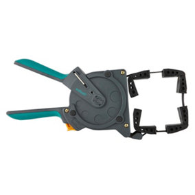 wolfcraft EHZ PRO One-Hand Clamp 100/ 450 mm - The professional one-hand clamp - clamping and opening with just one hand
